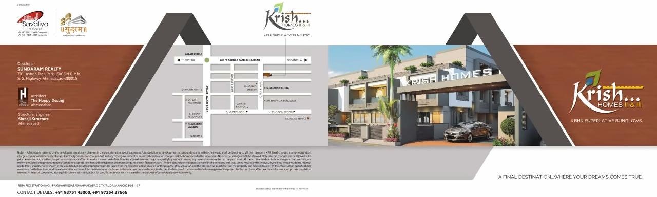  of real estate project Krish Homes located at Lambha, Ahmedabad, Gujarat