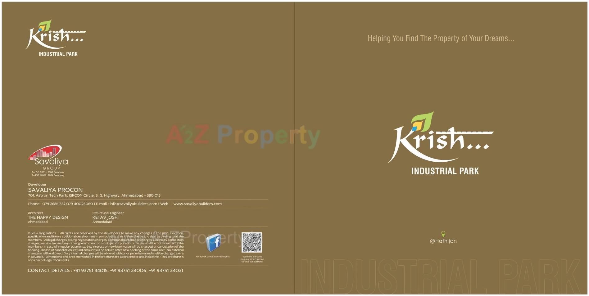  of real estate project Krish Industrial Park located at Hathijan, Ahmedabad, Gujarat