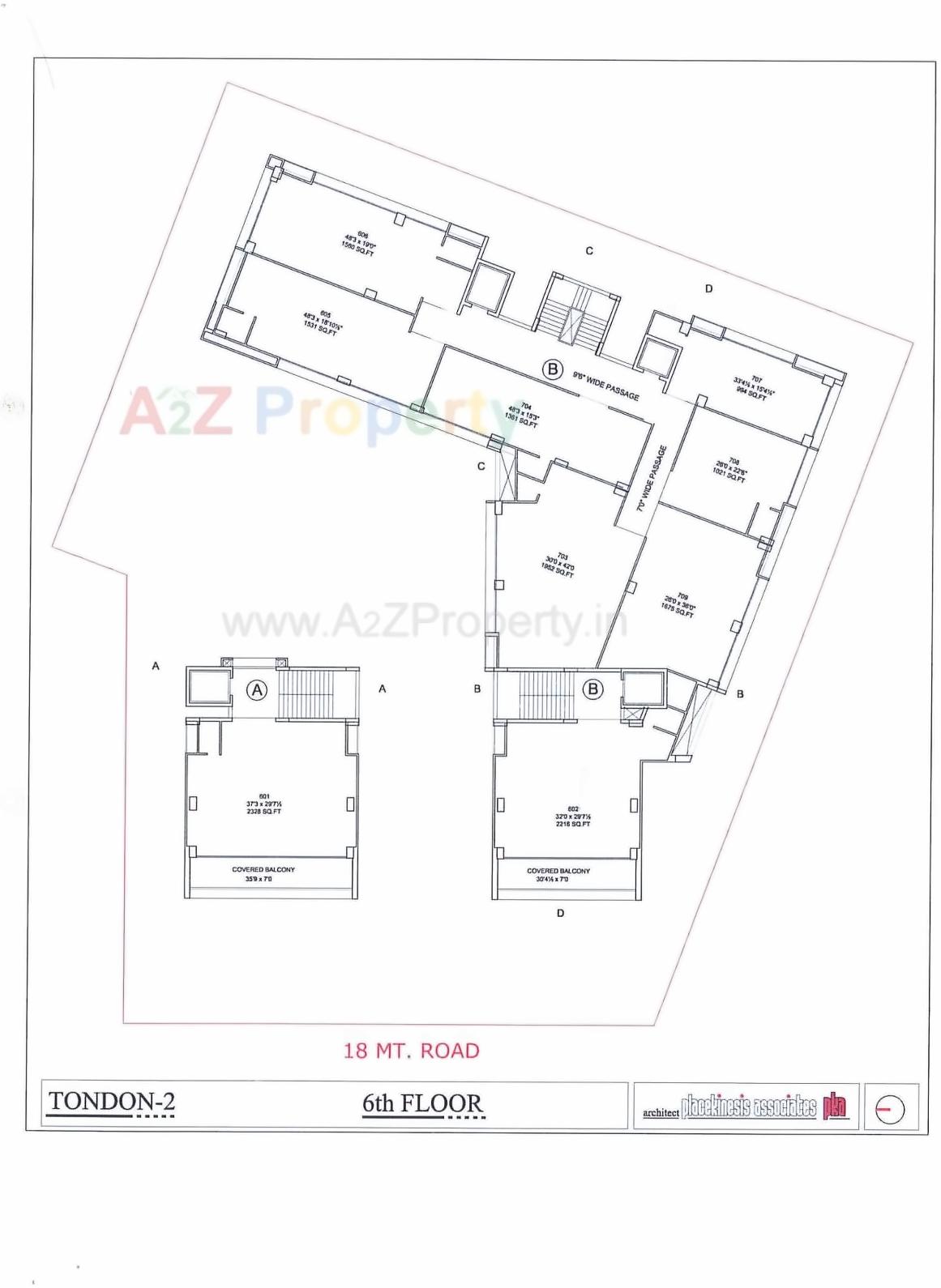 Layout of real estate project Krish Rudrax Projects located at Thaltej, Ahmedabad, Gujarat