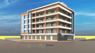 Elevation of real estate project Krishna Business Hub located at Vinzol, Ahmedabad, Gujarat