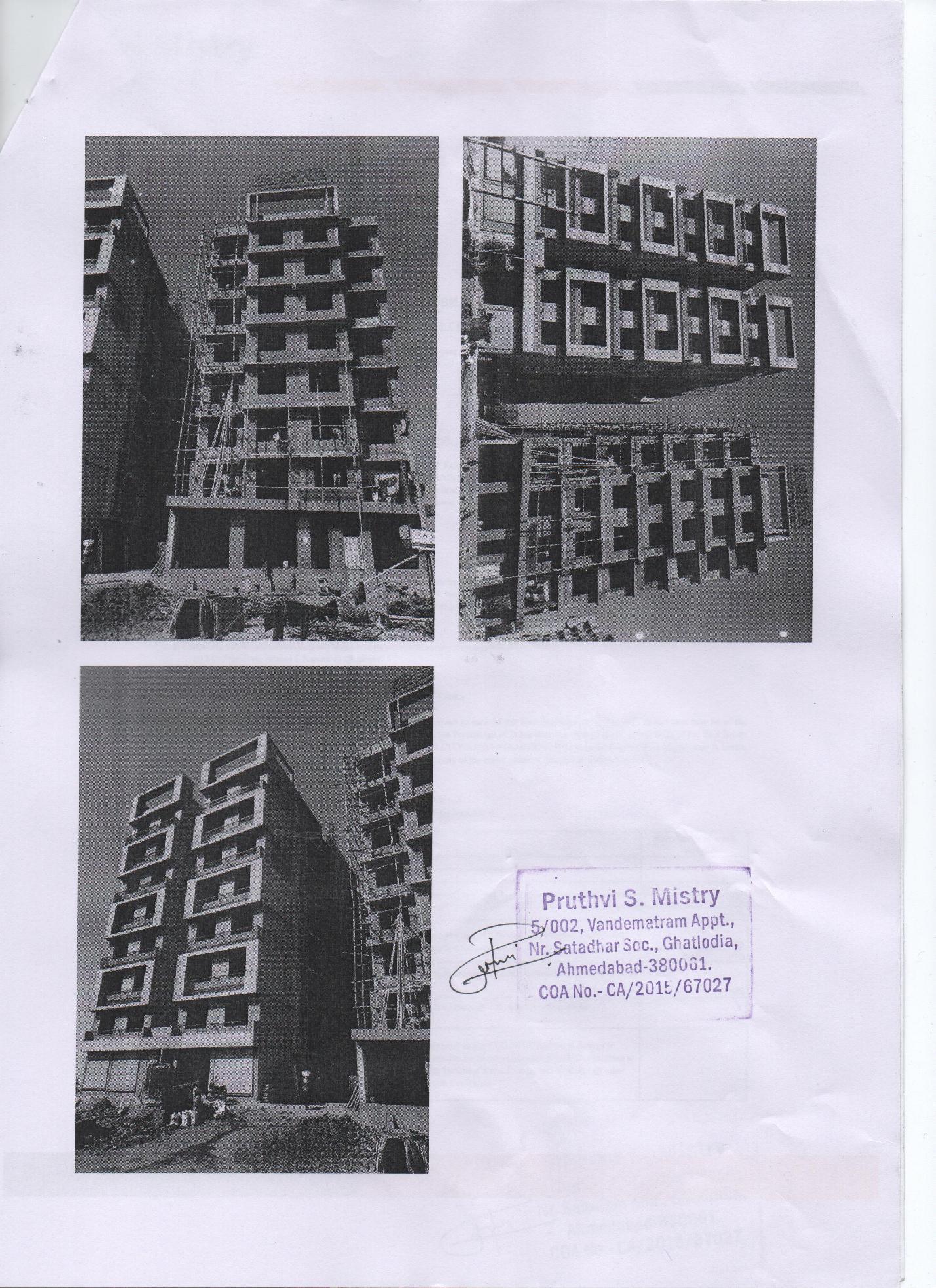 93081_const of real estate project Krishna Heights located at Bhadaj, Ahmedabad, Gujarat