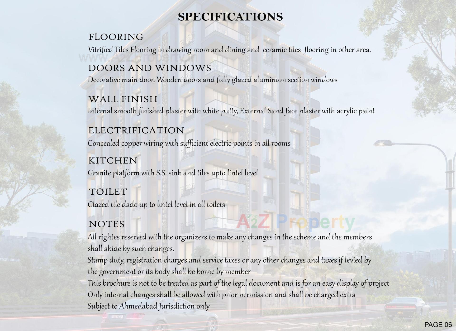  of real estate project Krishna Residency located at Vastral, Ahmedabad, Gujarat