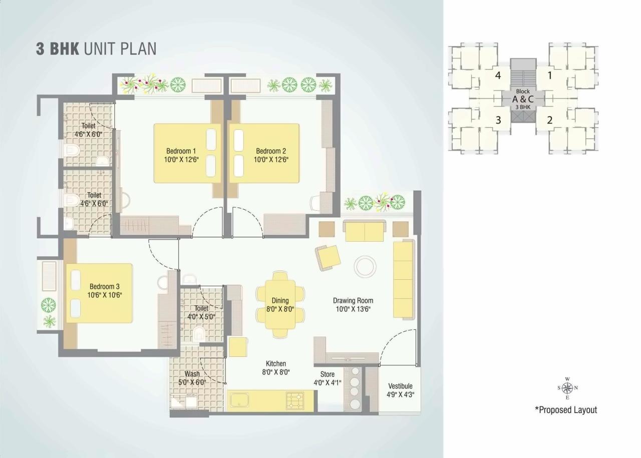 Layout of real estate project Krupal Bachpan located at Shela, Ahmedabad, Gujarat