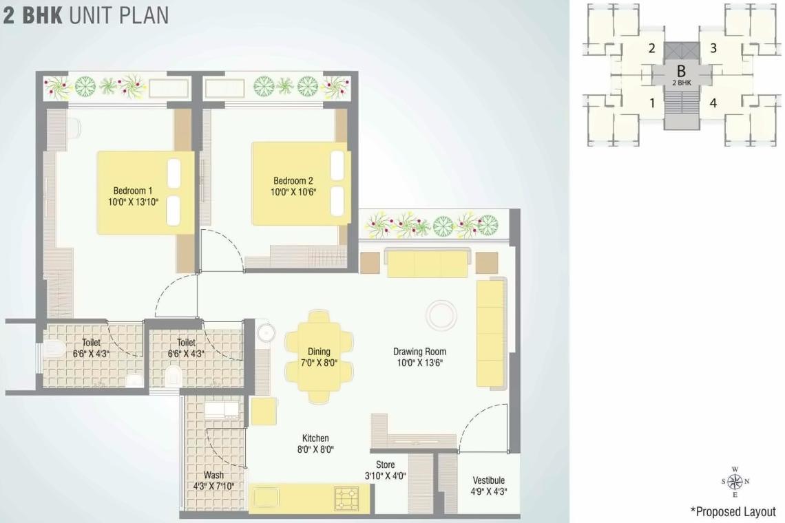 Layout of real estate project Krupal Bachpan located at Shela, Ahmedabad, Gujarat