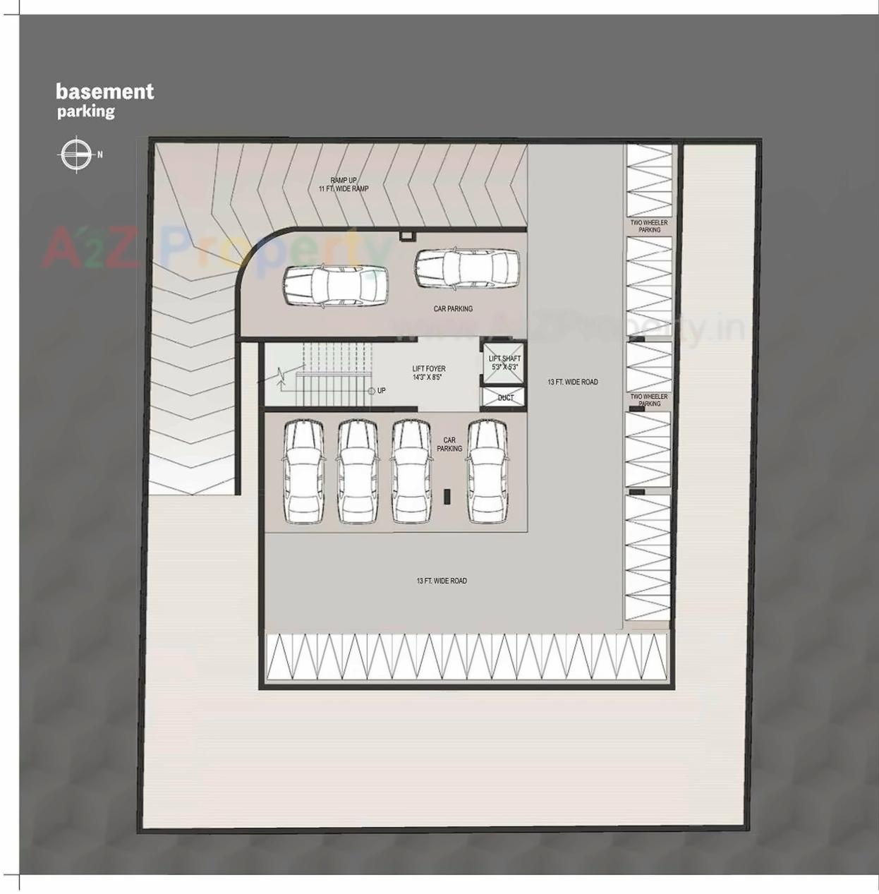 Layout of real estate project Ksp Landmark located at City, Ahmedabad, Gujarat