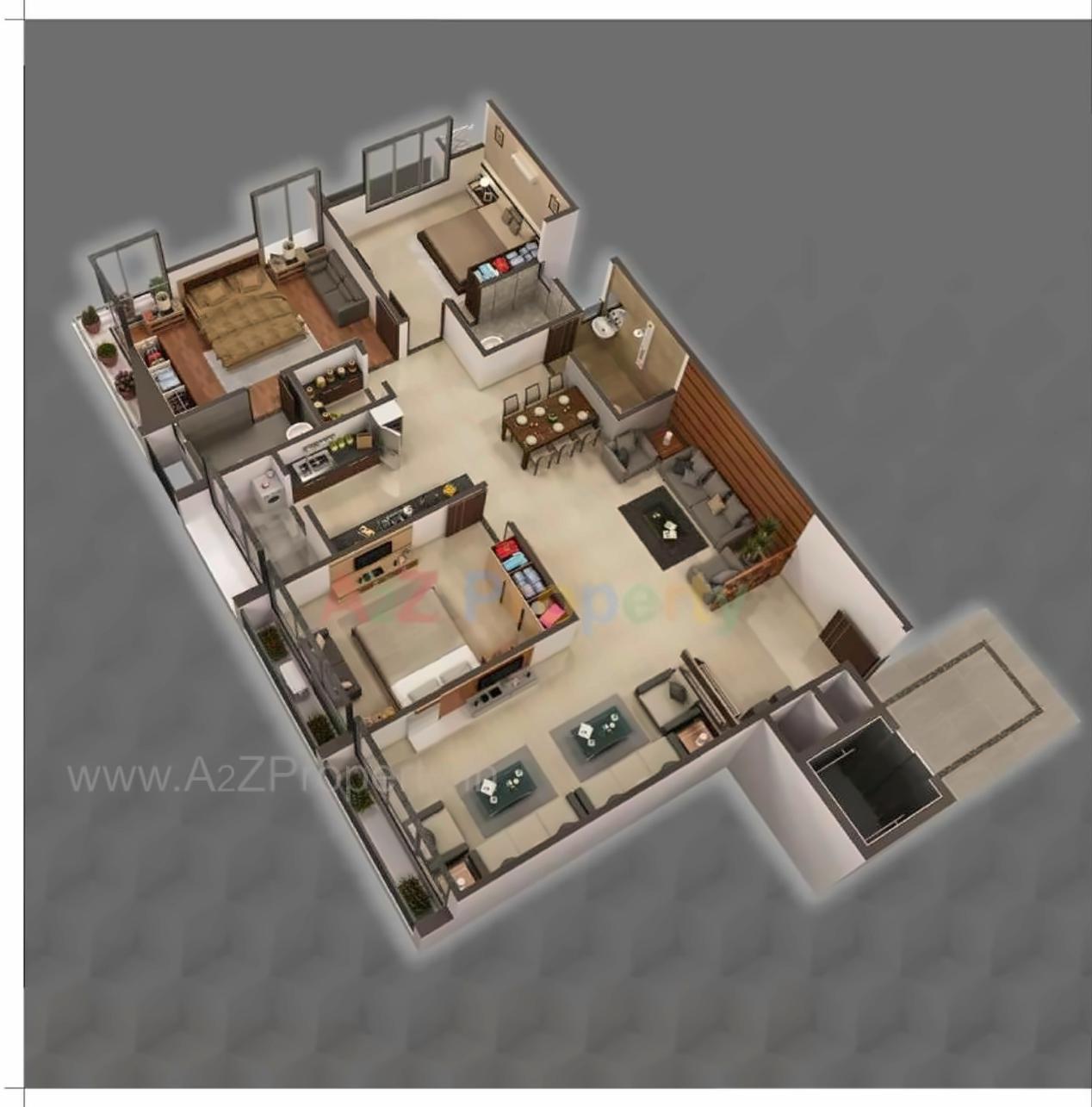 Layout of real estate project Ksp Landmark located at City, Ahmedabad, Gujarat