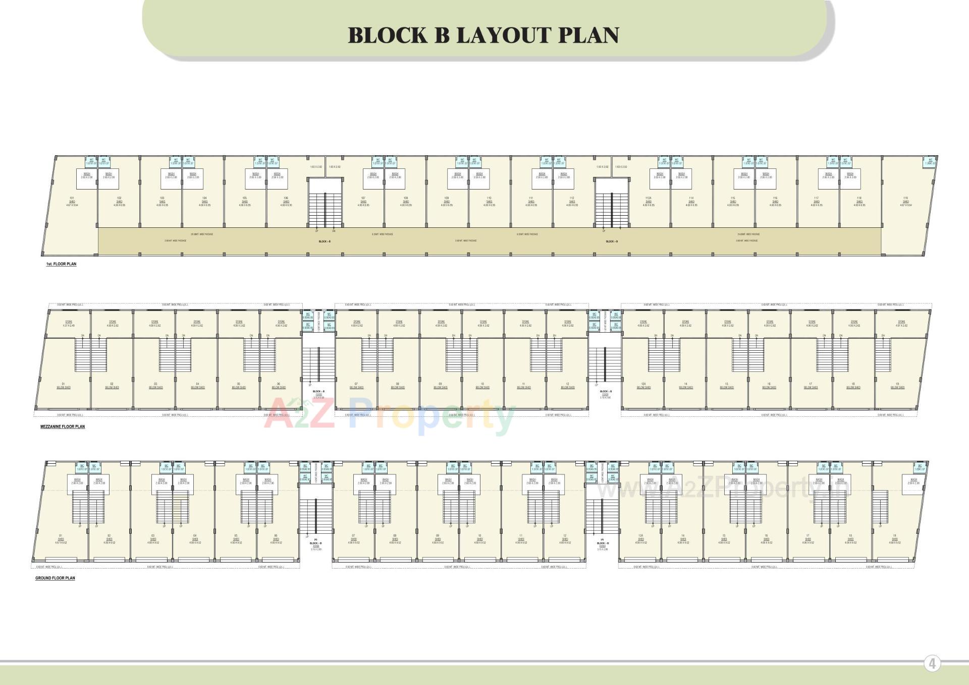 Layout of real estate project Kudrat Industrial Park located at Kathwada, Ahmedabad, Gujarat