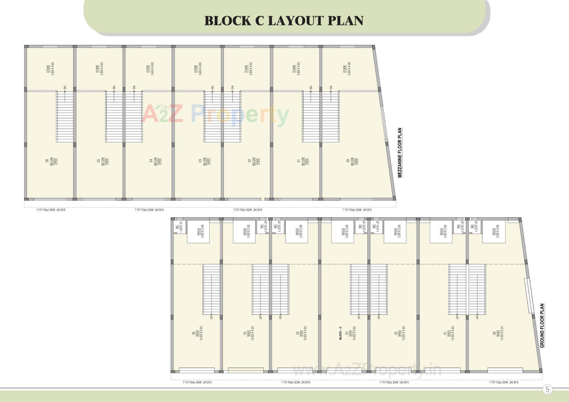 Layout of real estate project Kudrat Industrial Park located at Kathwada, Ahmedabad, Gujarat
