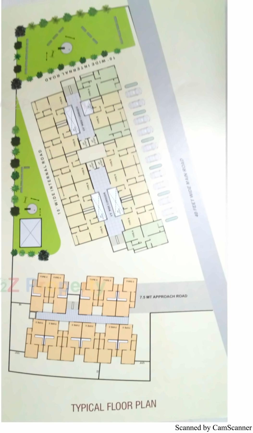 Layout of real estate project Lakeview Residency located at City, Ahmedabad, Gujarat