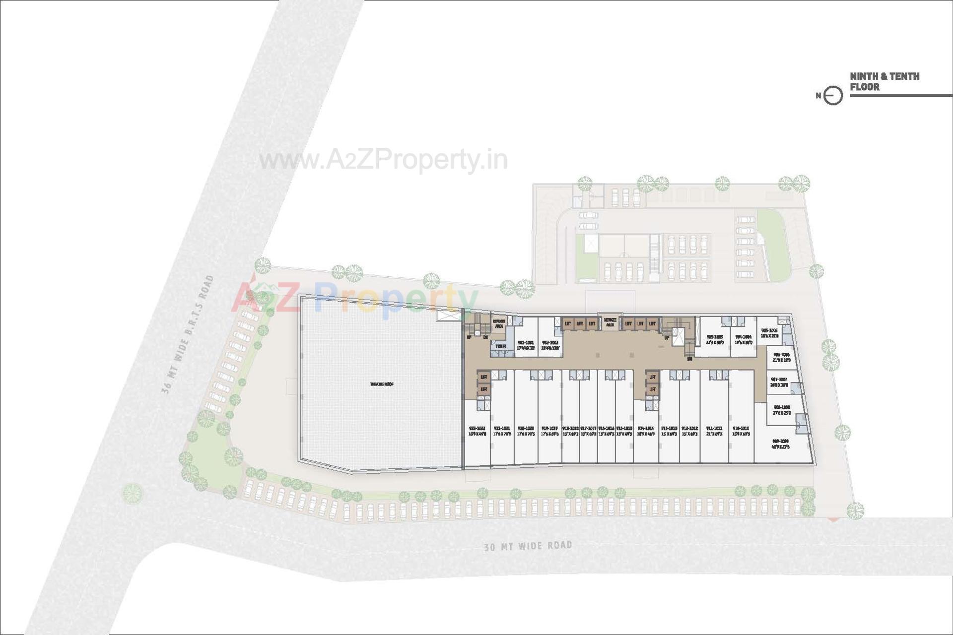 Layout of real estate project Lambert located at Ahmedabad, Ahmedabad, Gujarat