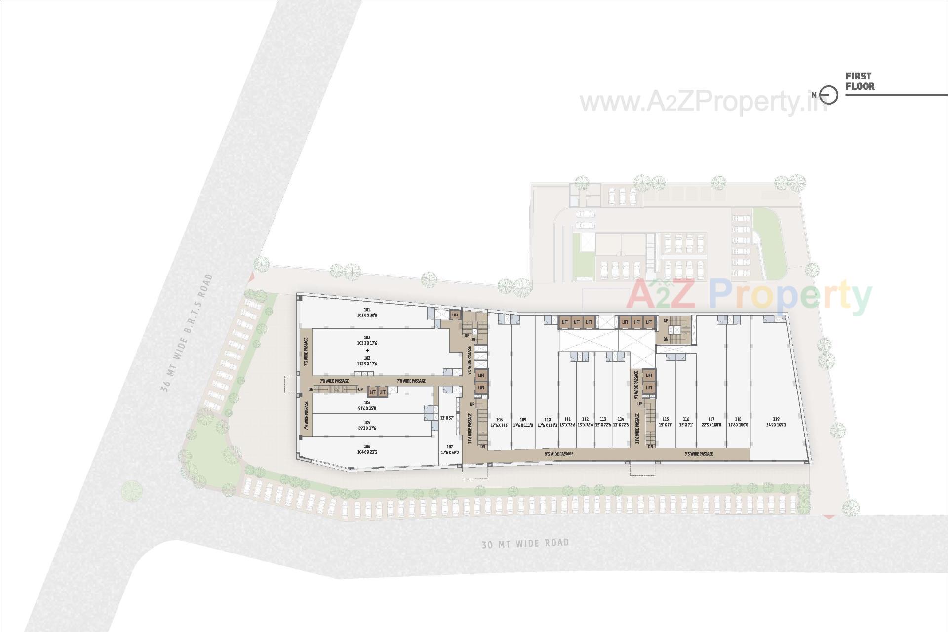 Layout of real estate project Lambert located at Ahmedabad, Ahmedabad, Gujarat