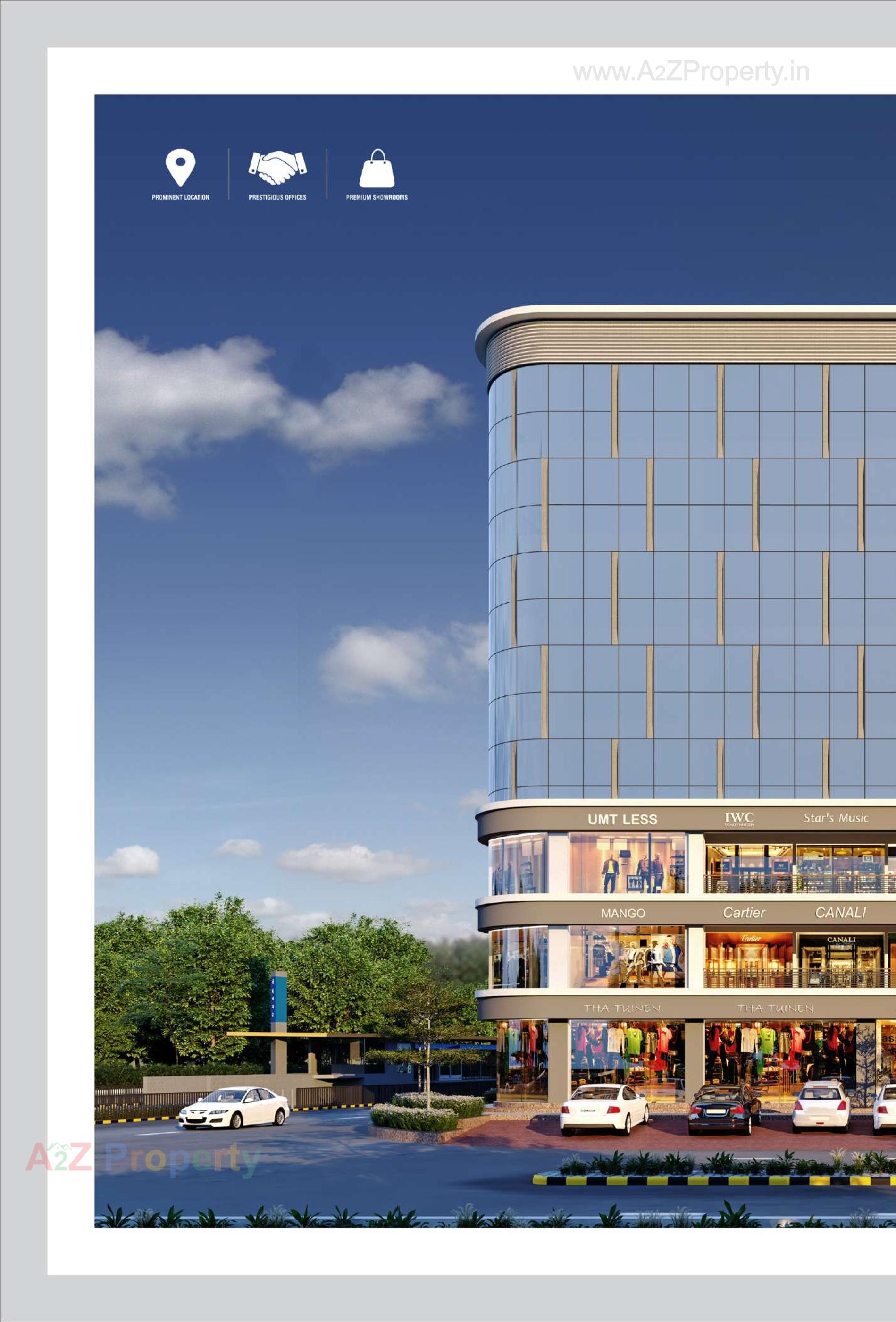 3D Elevation of real estate project Laxmi located at Paldi, Ahmedabad, Gujarat