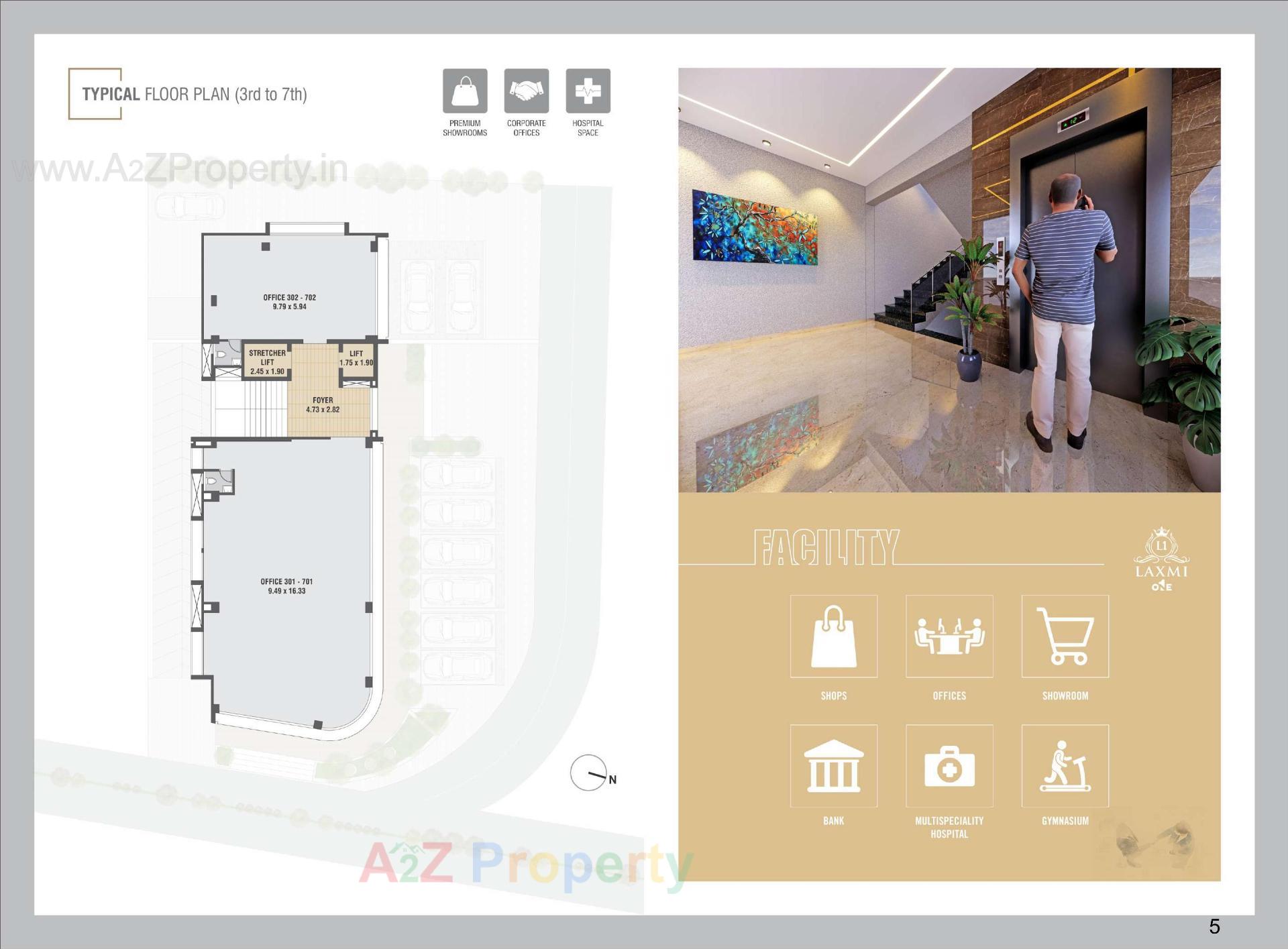 Layout of real estate project Laxmi located at Paldi, Ahmedabad, Gujarat