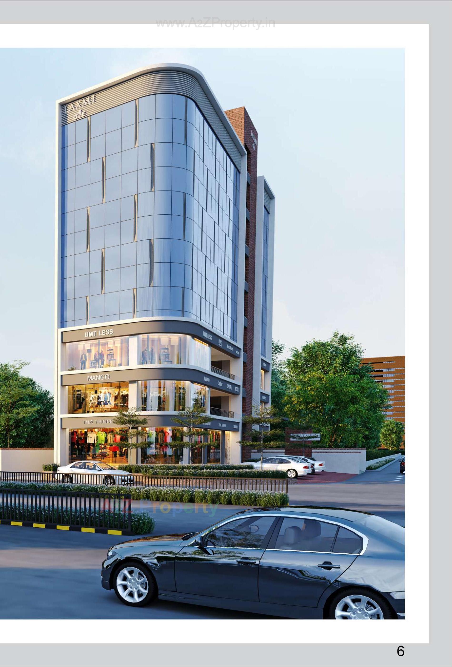 3D Elevation of real estate project Laxmi located at Paldi, Ahmedabad, Gujarat
