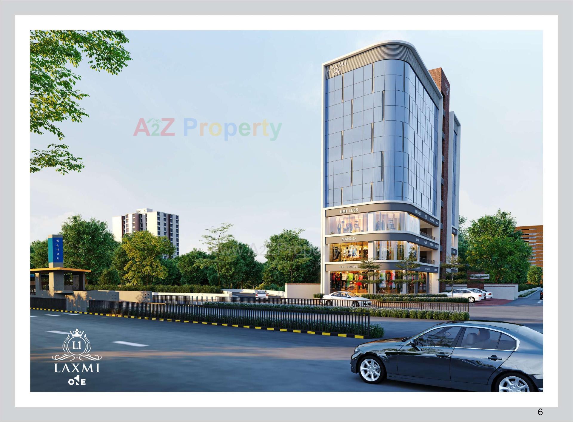 3D Elevation of real estate project Laxmi located at Paldi, Ahmedabad, Gujarat