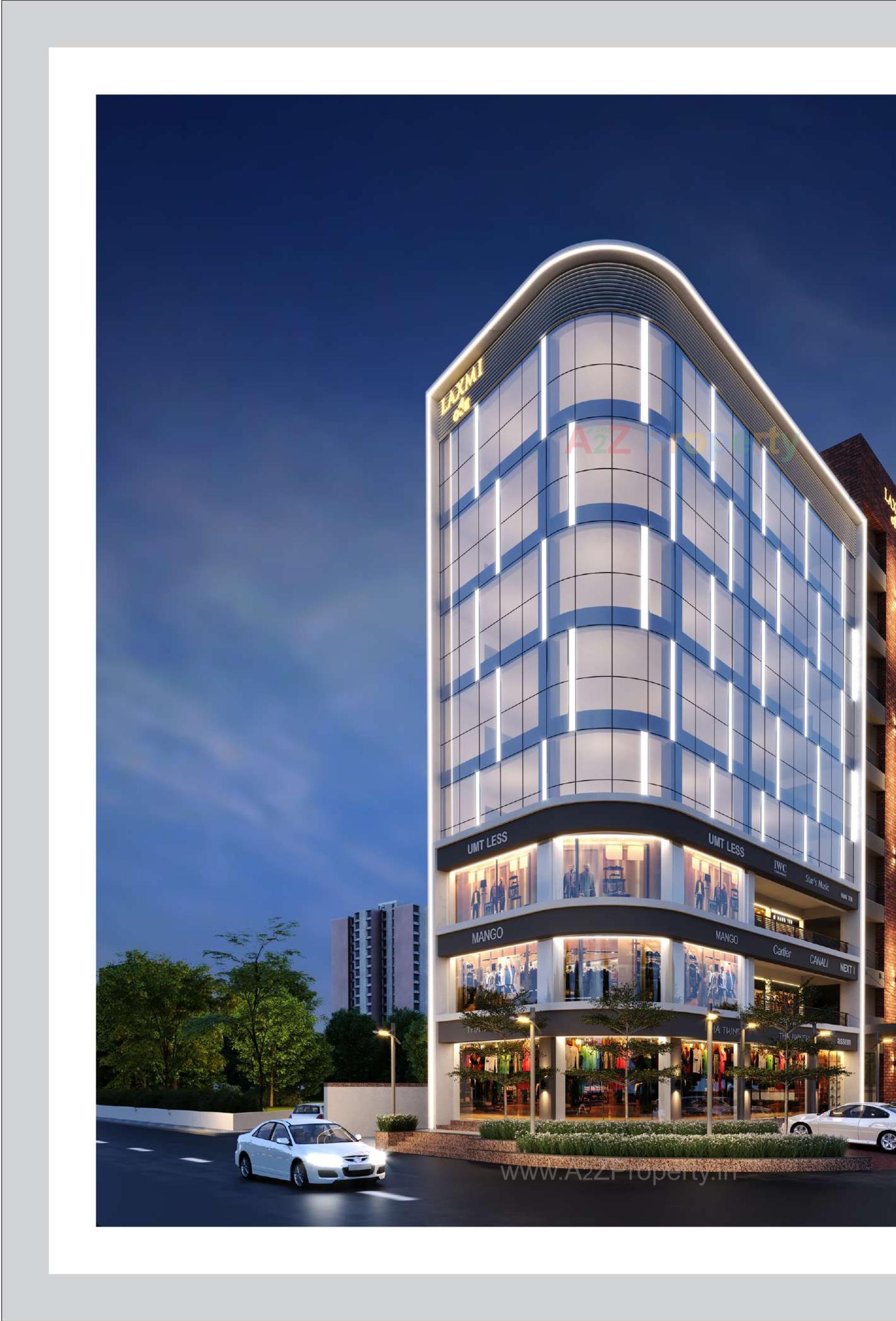 3D Elevation of real estate project Laxmi located at Paldi, Ahmedabad, Gujarat