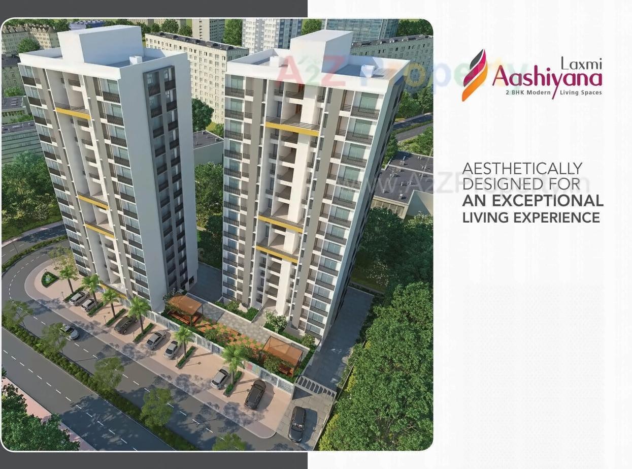 3D Elevation of real estate project Laxmi Aashiyana located at Vatva, Ahmedabad, Gujarat