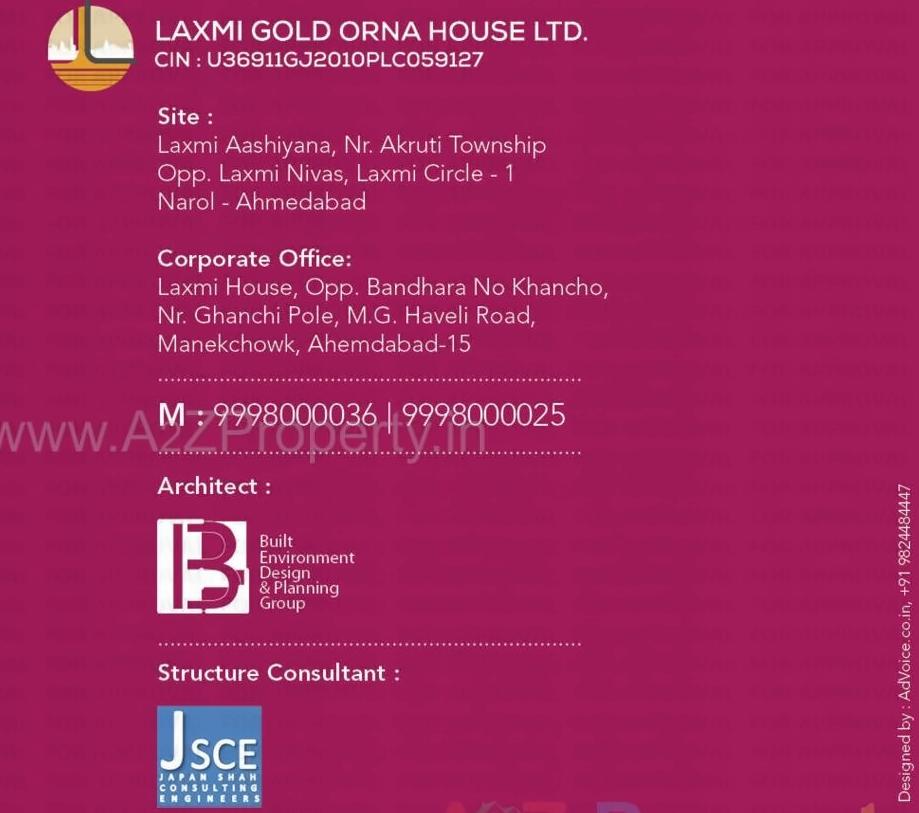 of real estate project Laxmi Aashiyana located at Vatva, Ahmedabad, Gujarat