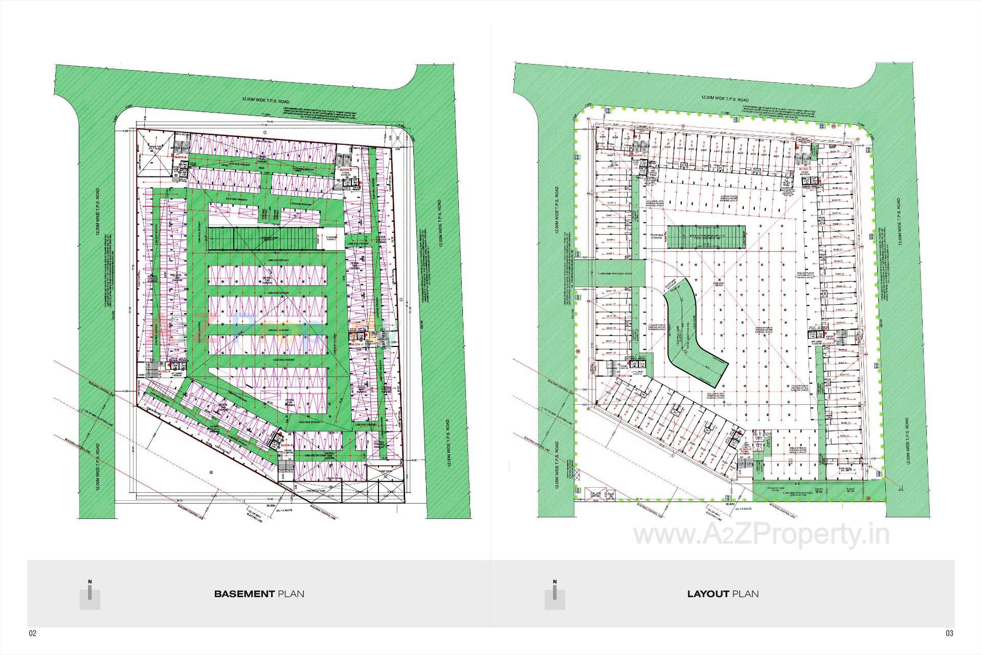 Layout of real estate project Laxmi Courtyard located at Ta, Ahmedabad, Gujarat