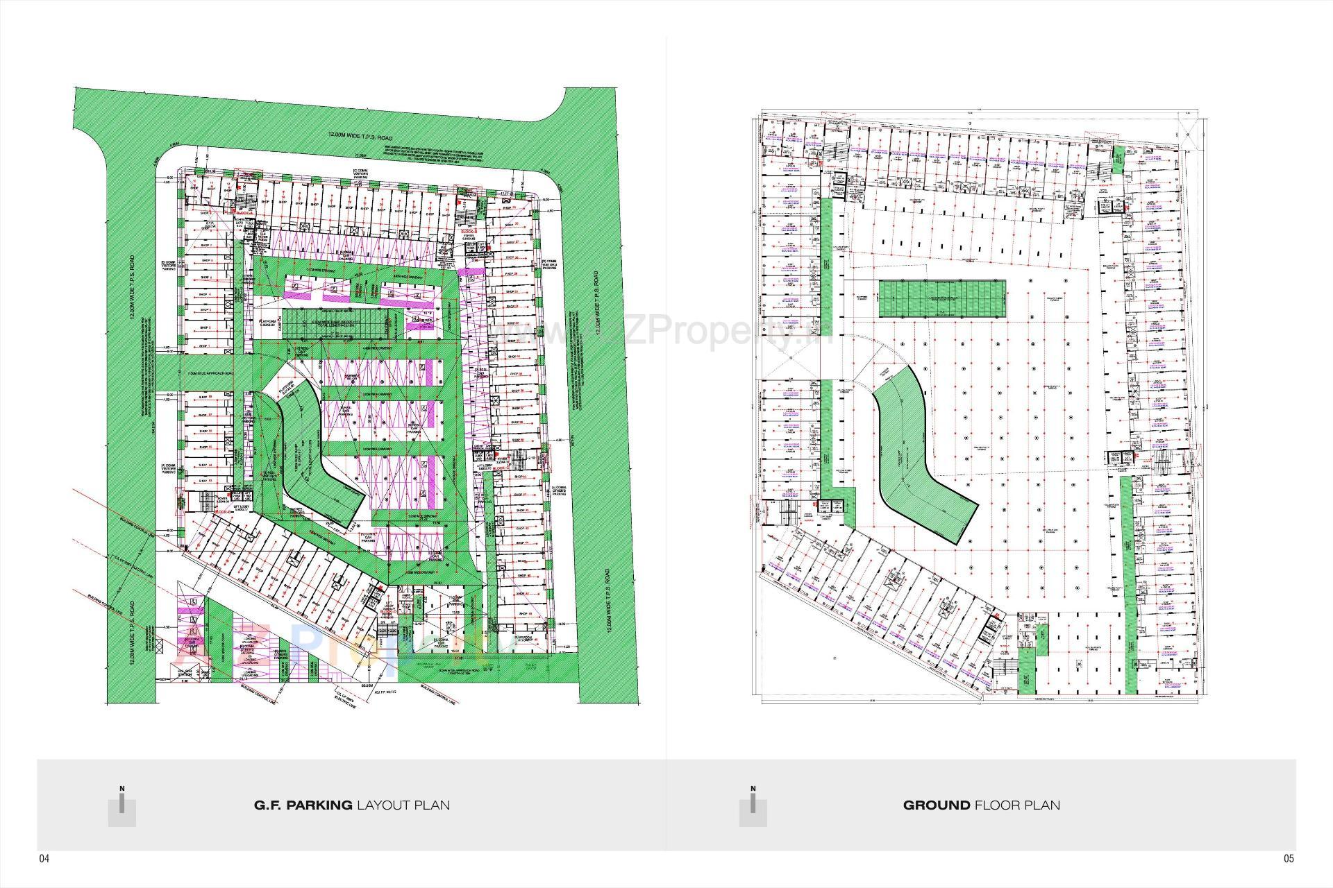 Layout of real estate project Laxmi Courtyard located at Ta, Ahmedabad, Gujarat