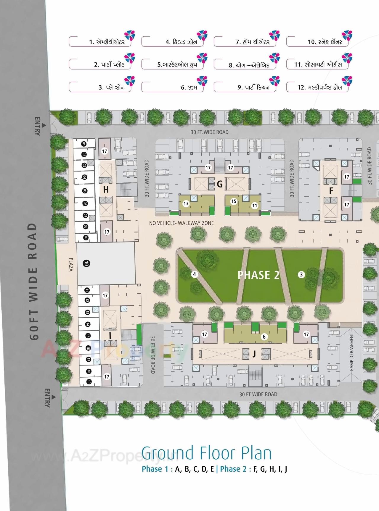 Layout of real estate project Laxmi Nivas located at Vatva, Ahmedabad, Gujarat