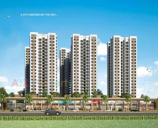 Elevation of real estate project Laxmi Sky City located at Hanspura, Ahmedabad, Gujarat