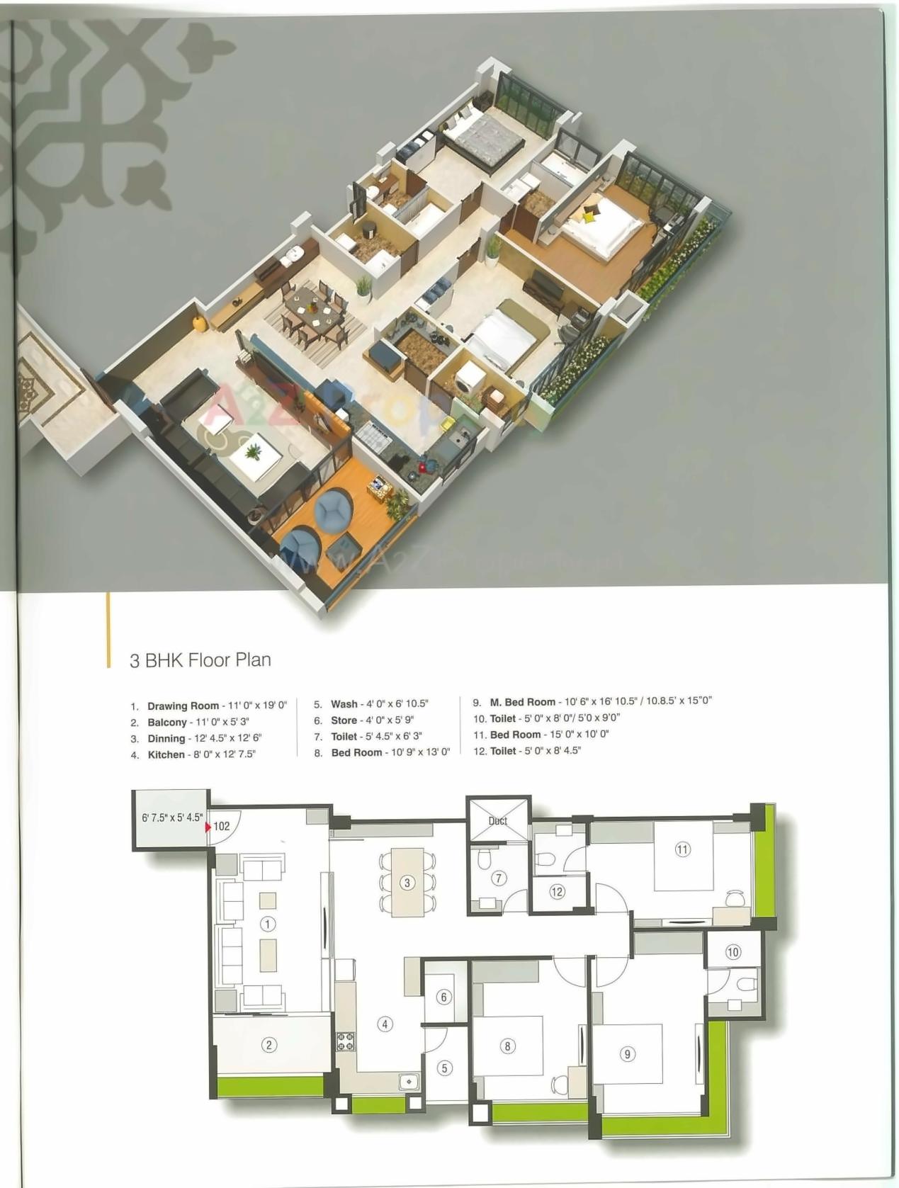 Layout of real estate project Laxmi Villa located at Kocharab-paldi, Ahmedabad, Gujarat