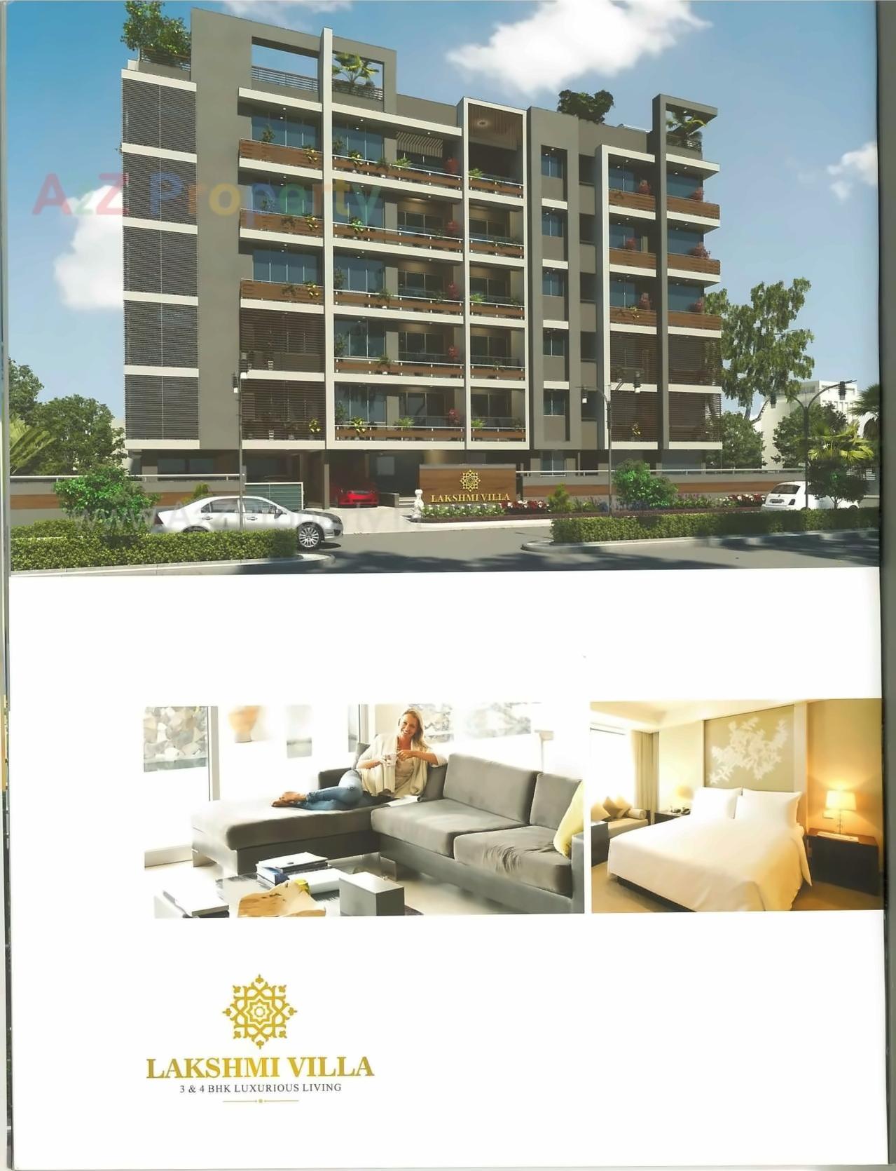3D Elevation of real estate project Laxmi Villa located at Kocharab-paldi, Ahmedabad, Gujarat