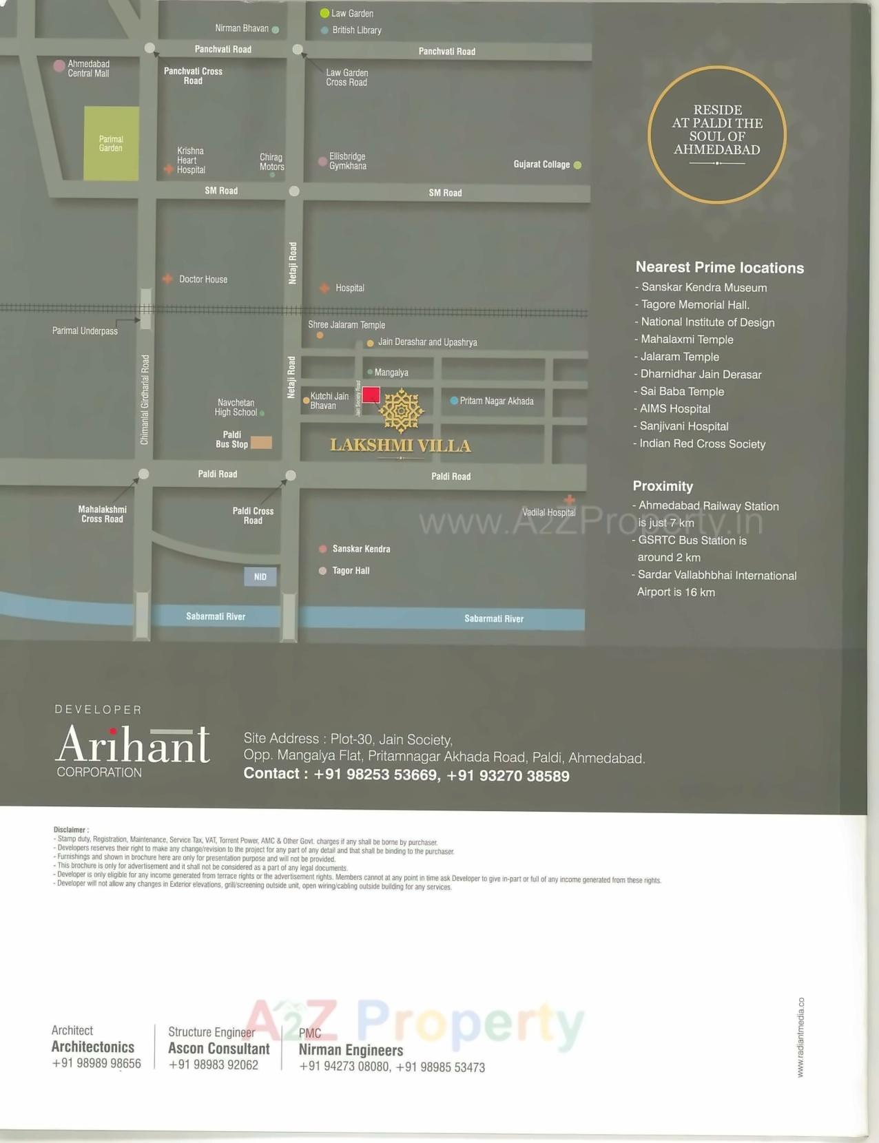  of real estate project Laxmi Villa located at Kocharab-paldi, Ahmedabad, Gujarat