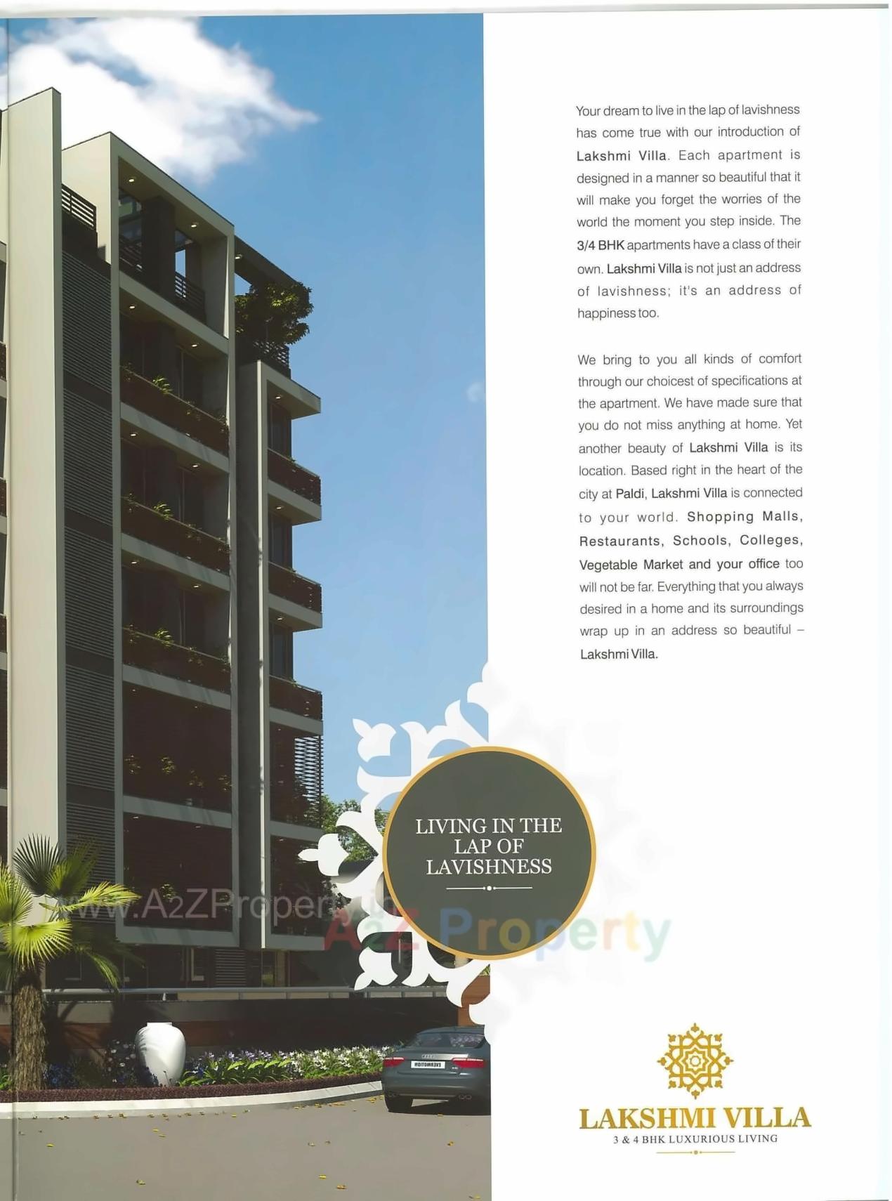  of real estate project Laxmi Villa located at Kocharab-paldi, Ahmedabad, Gujarat