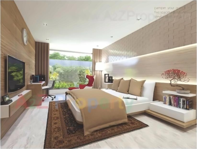 3D Elevation of real estate project Le Jardin located at City, Ahmedabad, Gujarat
