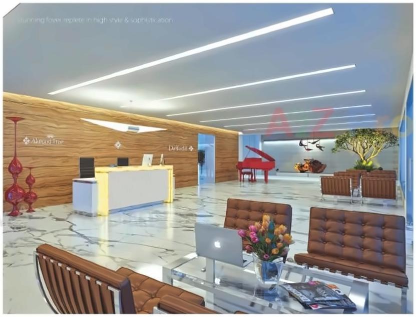 3D Elevation of real estate project Le Jardin located at City, Ahmedabad, Gujarat