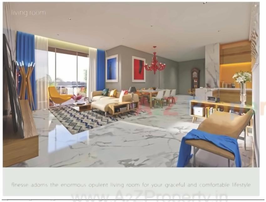 3D Elevation of real estate project Le Jardin located at City, Ahmedabad, Gujarat