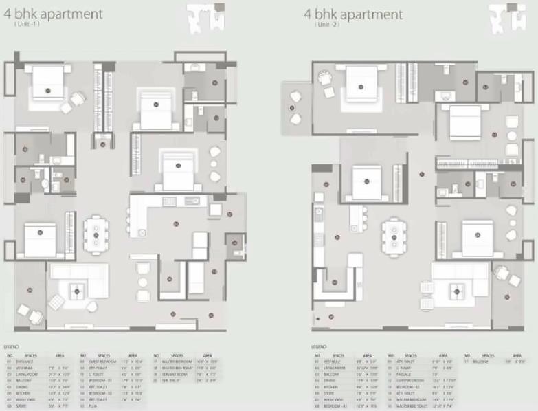 Layout of real estate project Le Jardin located at City, Ahmedabad, Gujarat