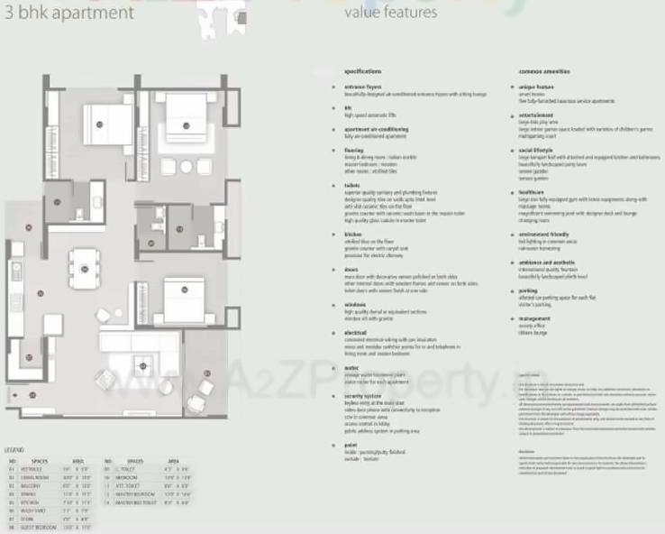 Layout of real estate project Le Jardin located at City, Ahmedabad, Gujarat