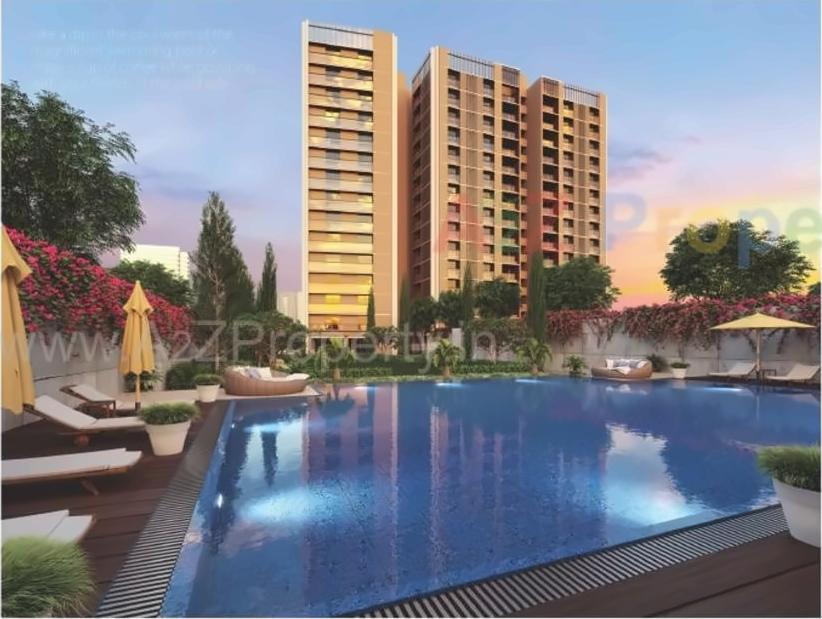 3D Elevation of real estate project Le Jardin located at City, Ahmedabad, Gujarat