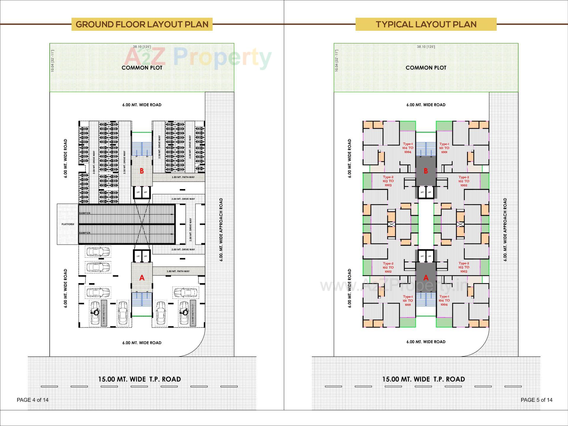 Layout of real estate project Leela Exotica located at Ahmedabad, Ahmedabad, Gujarat