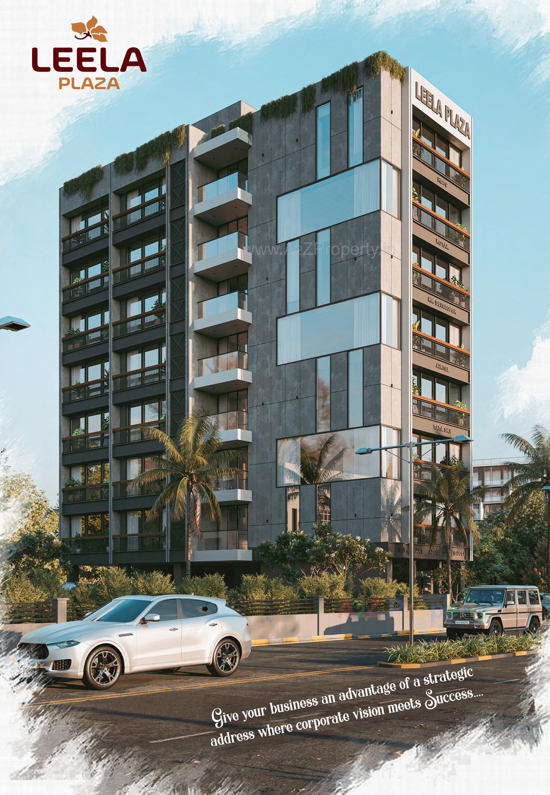 3D Elevation of real estate project Leela Plaza located at Nikol, Ahmedabad, Gujarat