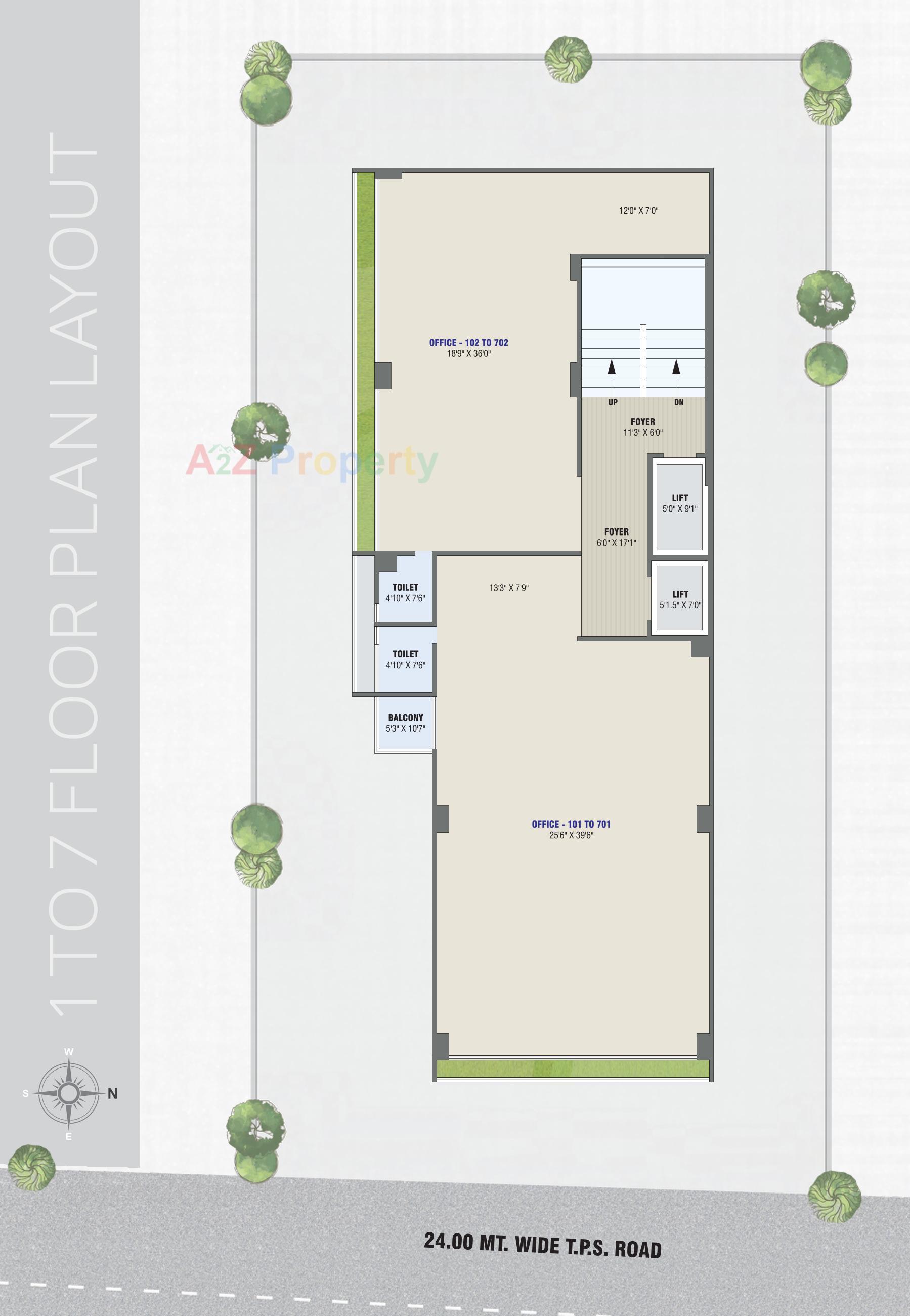 Layout of real estate project Leela Plaza located at Nikol, Ahmedabad, Gujarat