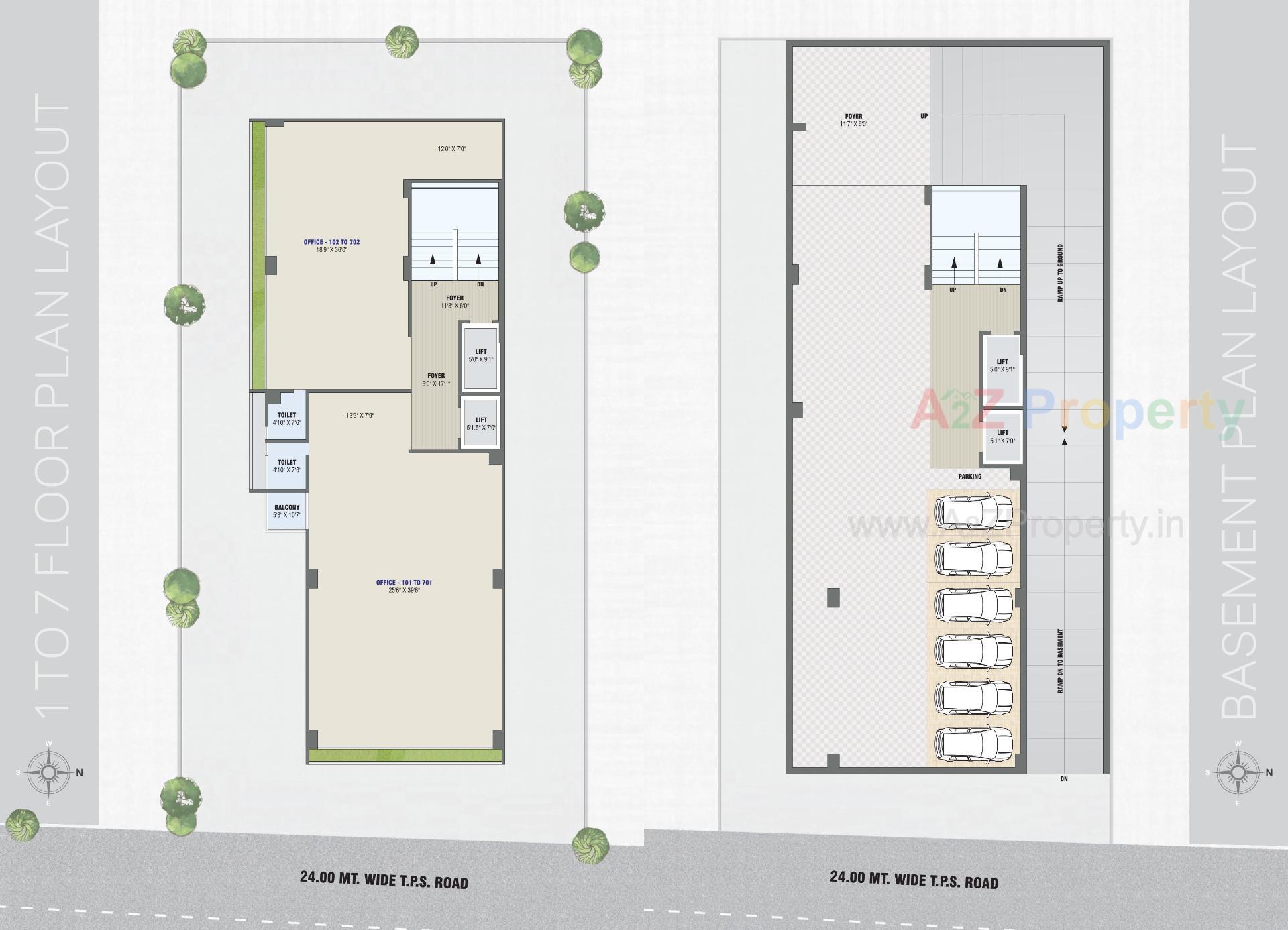 Layout of real estate project Leela Plaza located at Nikol, Ahmedabad, Gujarat