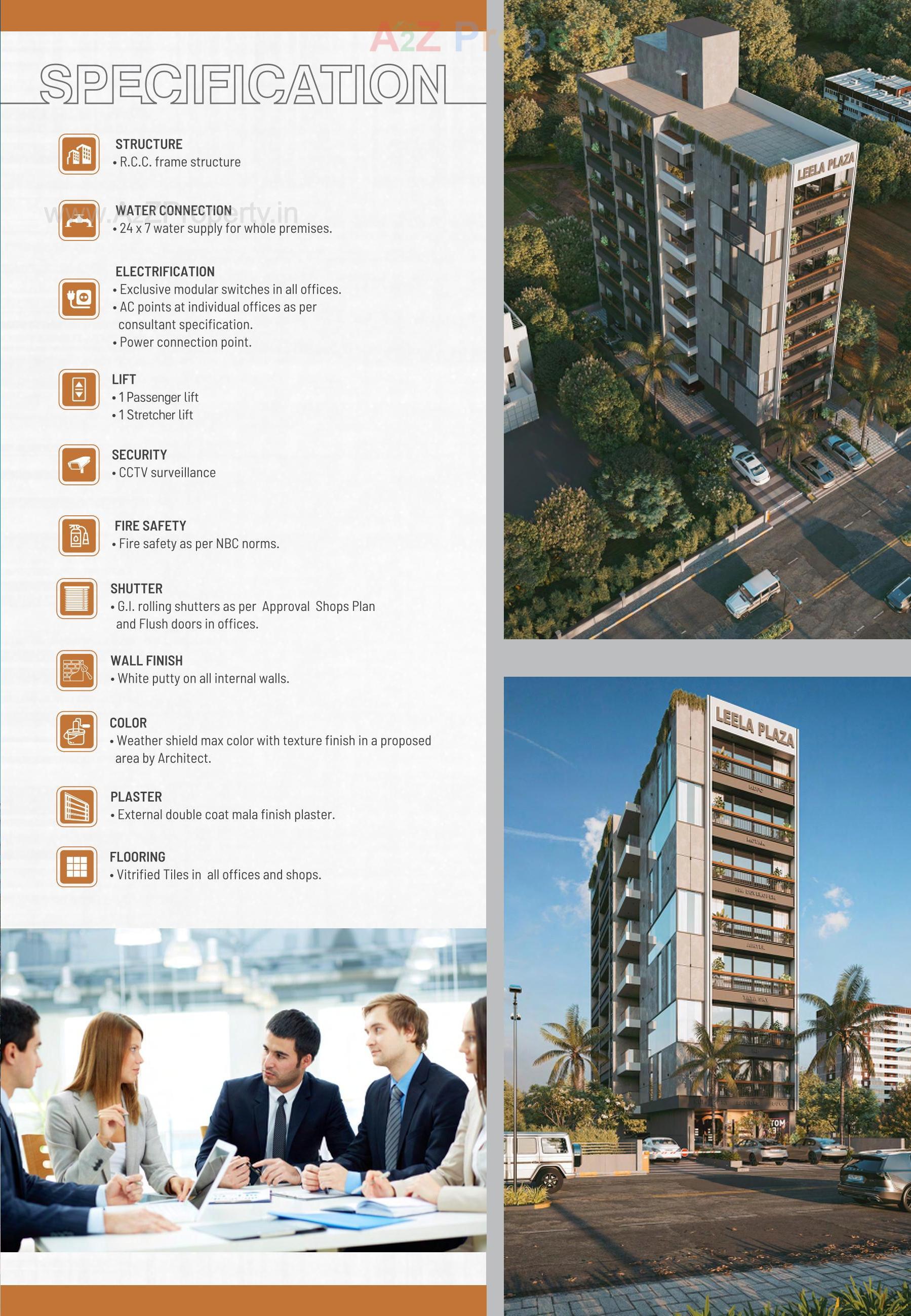 3D Elevation of real estate project Leela Plaza located at Nikol, Ahmedabad, Gujarat