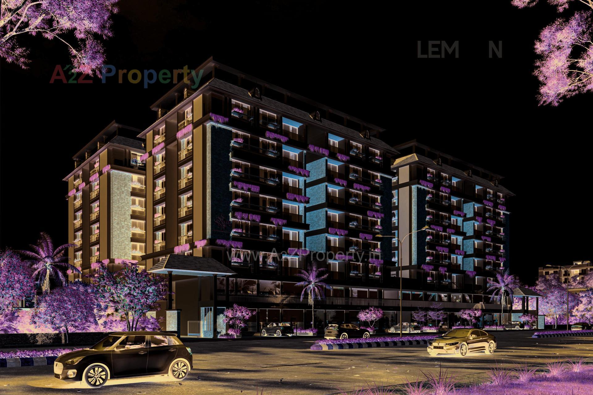 3D Elevation of real estate project Lemon Tree located at Nikol, Ahmedabad, Gujarat