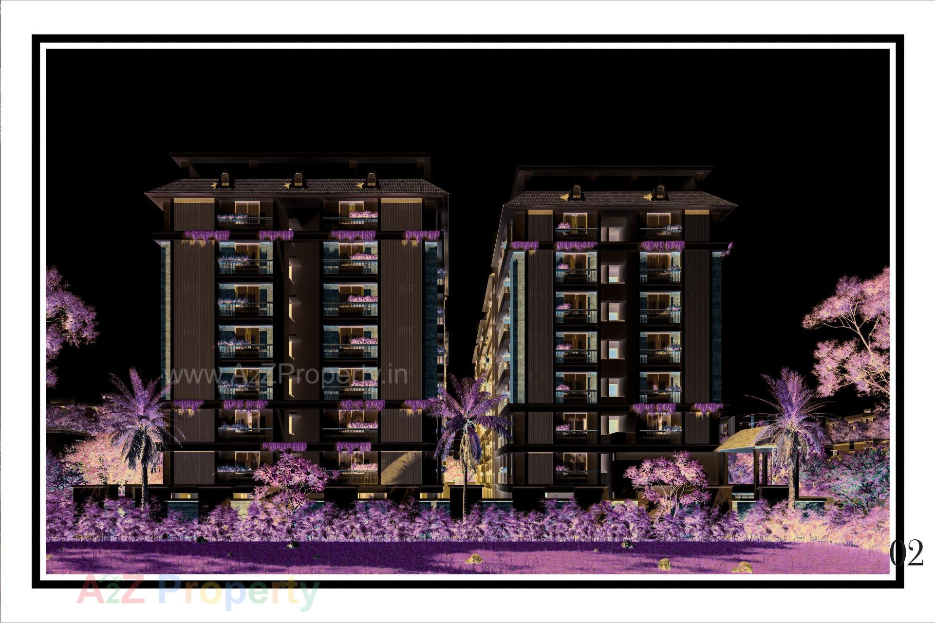 3D Elevation of real estate project Lemon Tree located at Nikol, Ahmedabad, Gujarat