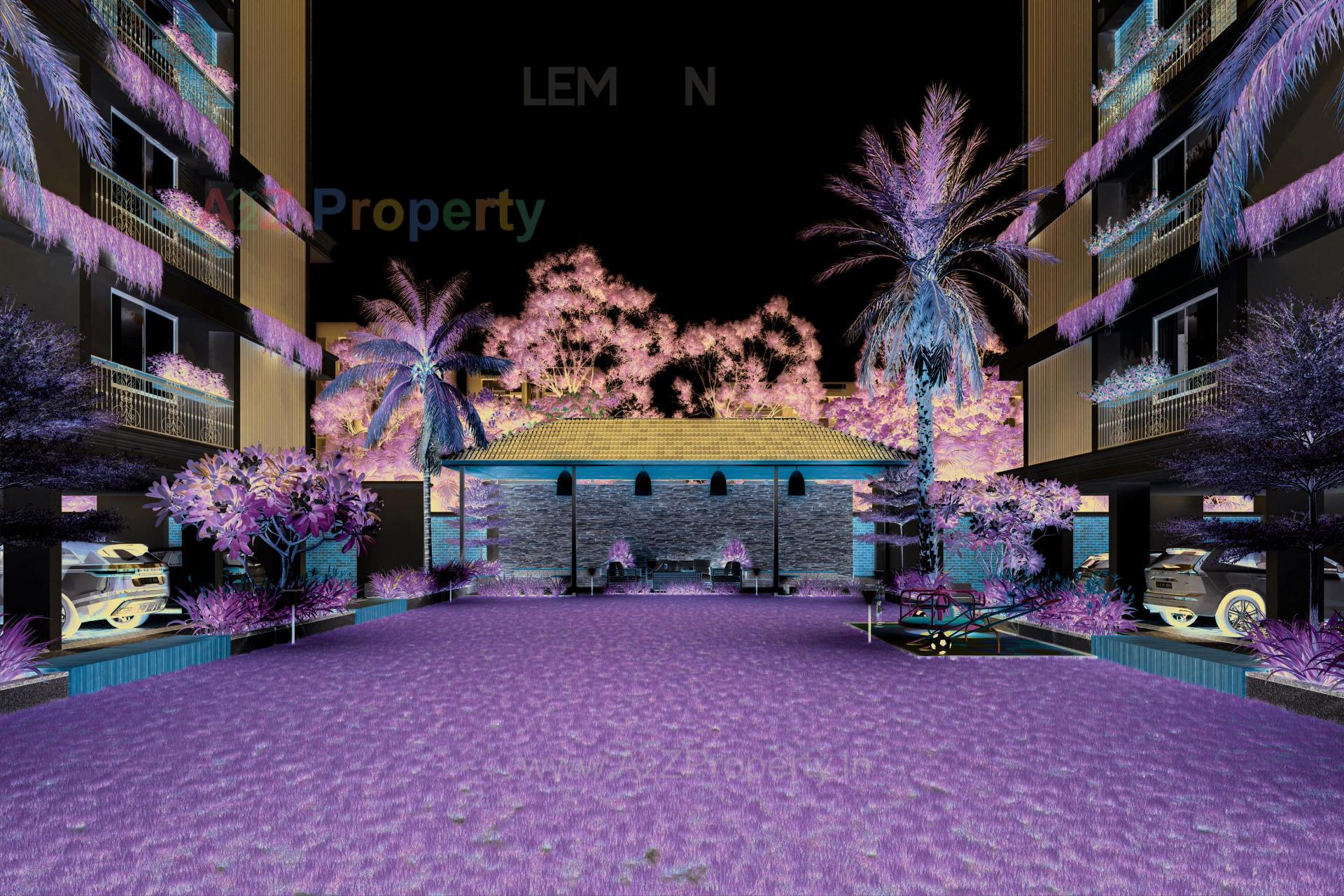 3D Elevation of real estate project Lemon Tree located at Nikol, Ahmedabad, Gujarat