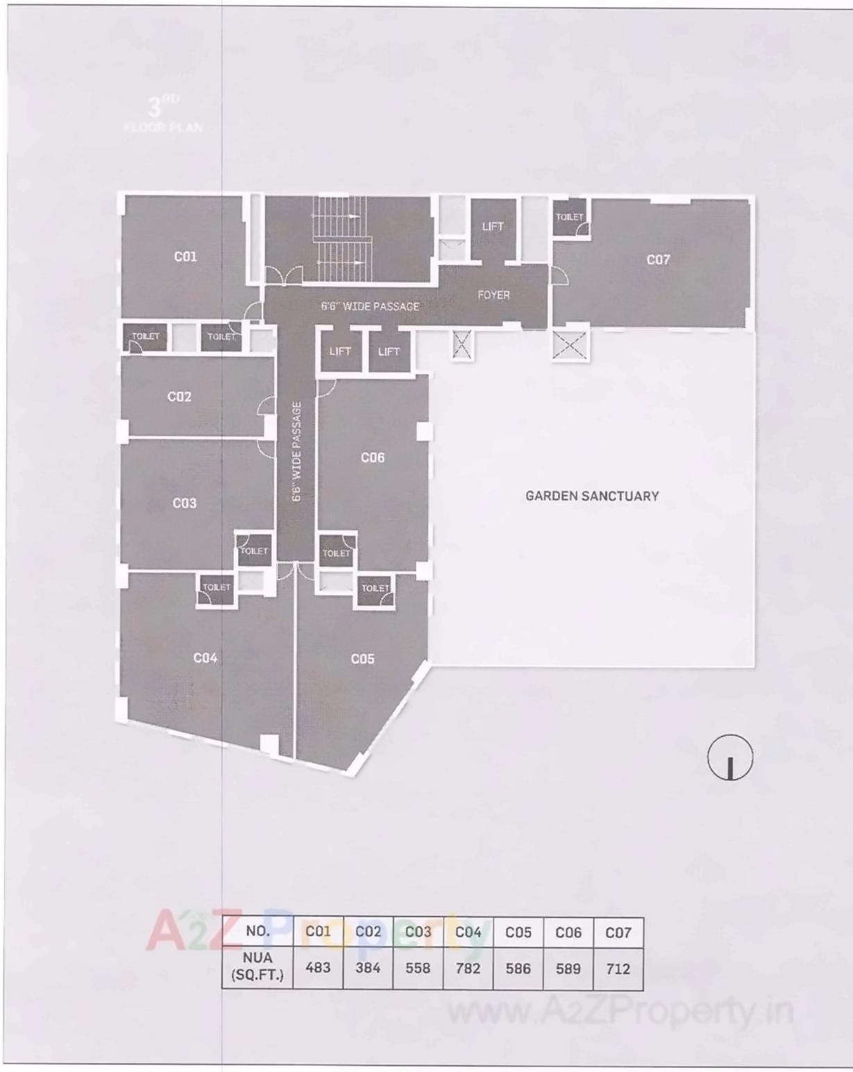 Layout of real estate project Link located at Gota, Ahmedabad, Gujarat