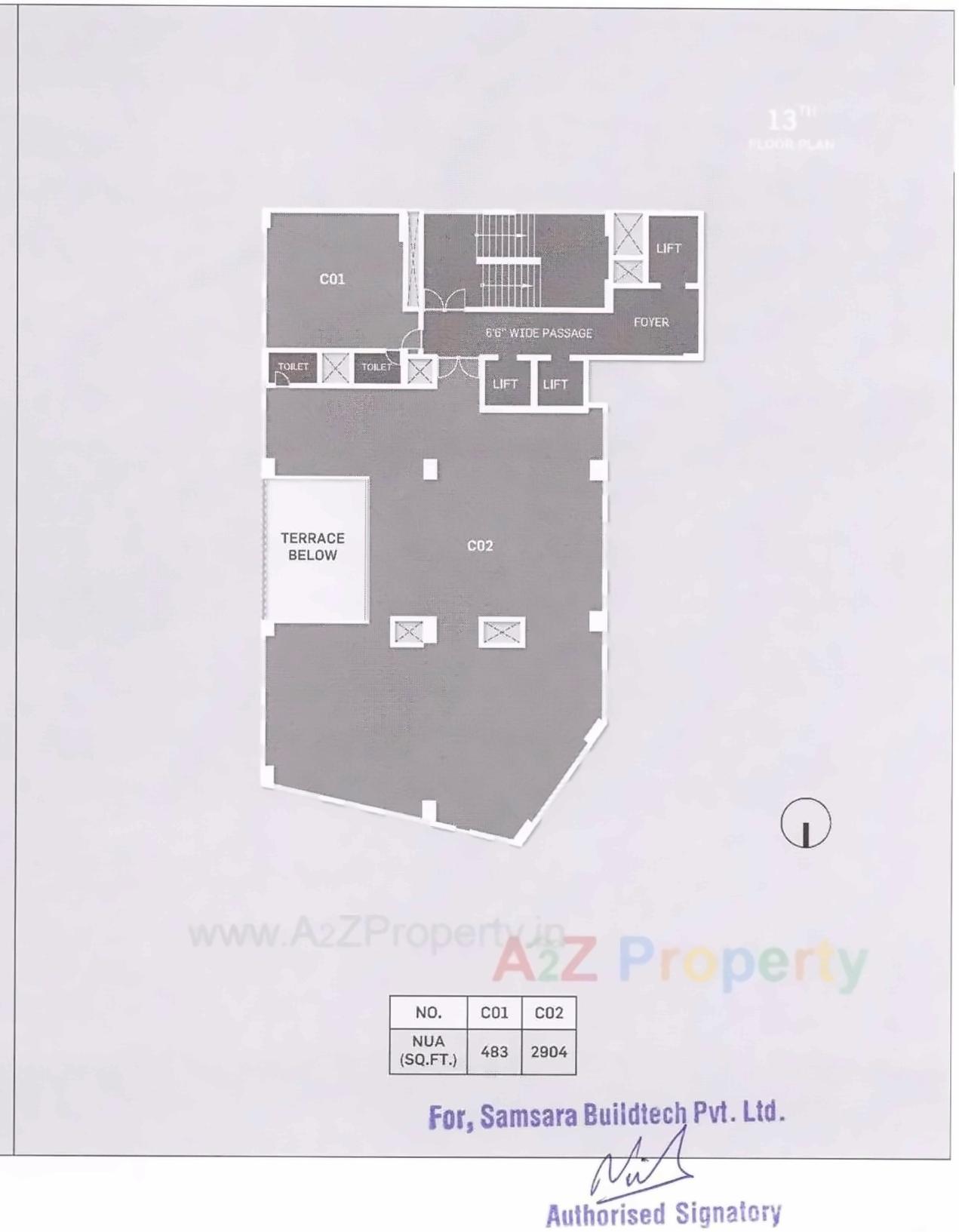 Layout of real estate project Link located at Gota, Ahmedabad, Gujarat