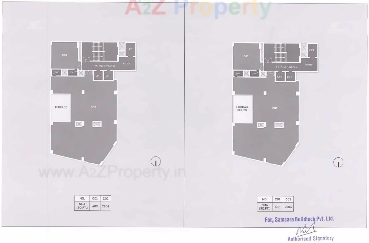 Layout of real estate project Link located at Gota, Ahmedabad, Gujarat