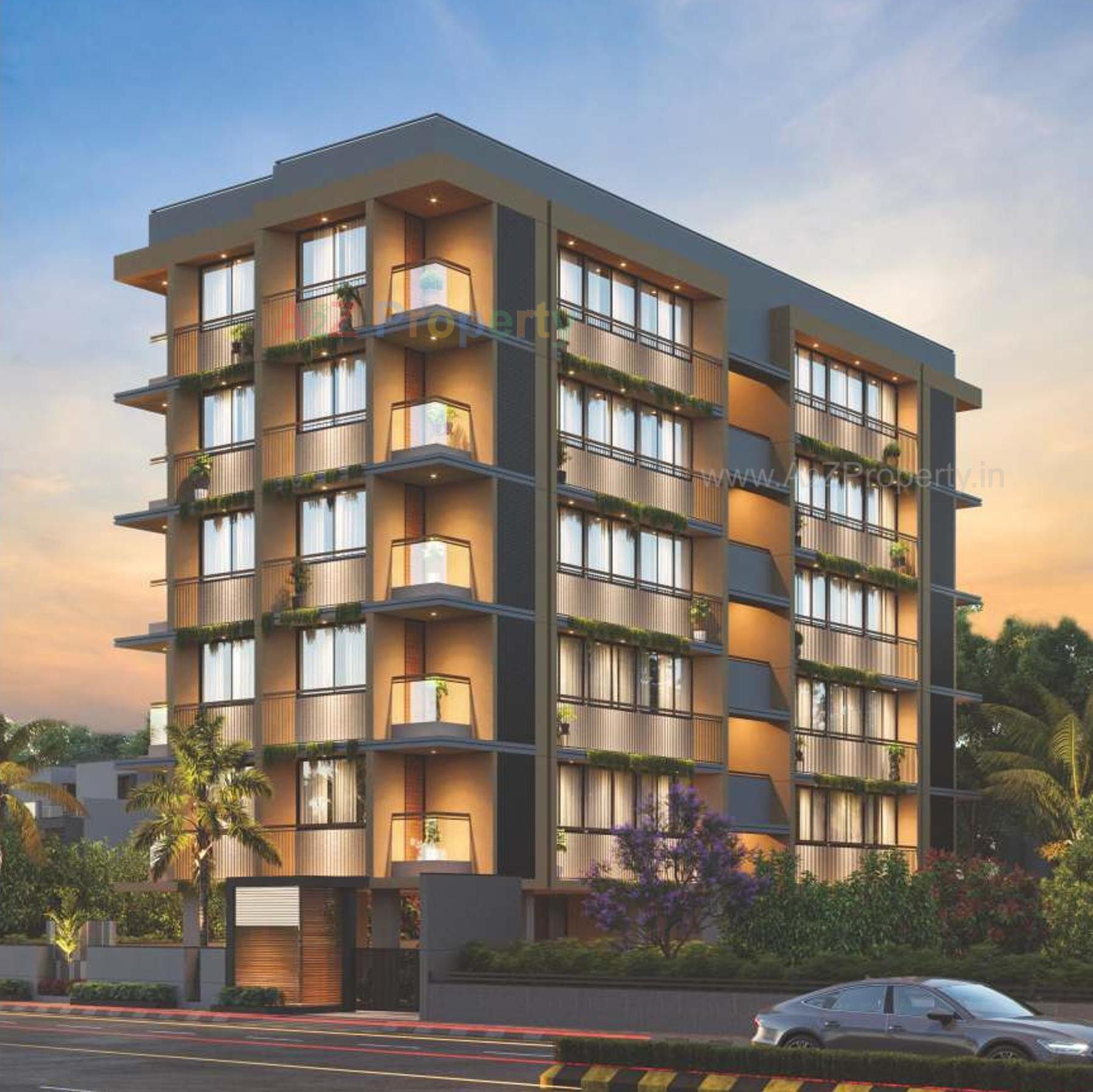 3D Elevation of real estate project Lotus Avenue located at Vejalpur, Ahmedabad, Gujarat