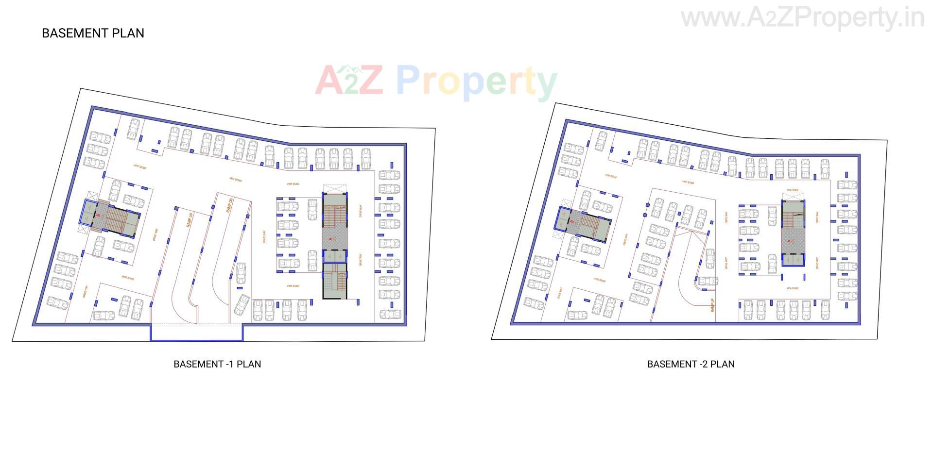 Layout of real estate project Lycka Life located at Sola, Ahmedabad, Gujarat