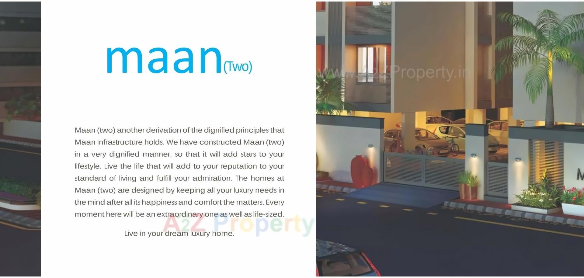  of real estate project Maan Two located at Chhadawad, Ahmedabad, Gujarat